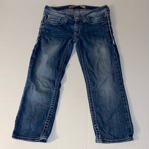 Big Star Ultra Low Rise Sweet Size 27 Women’s Blue Capri Jeans